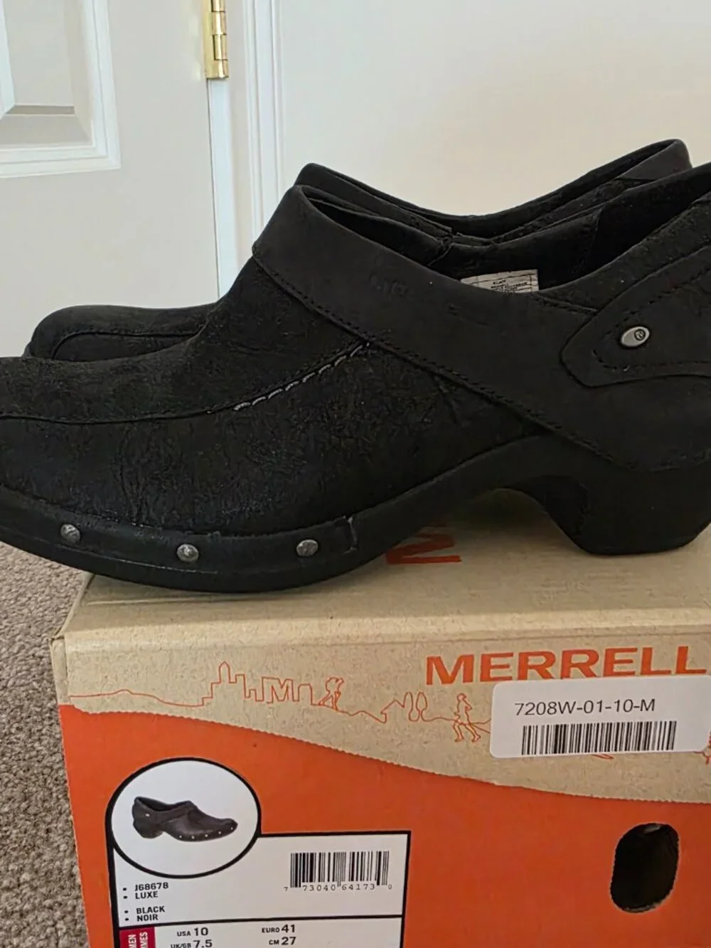 Merrell Luxe shoe/bootie, black size 10 - Picture 3 of 5